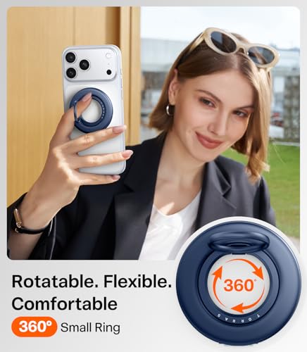 TORRAS Magnetic Stand Case & Magnetic Phone Grip Ring Holder Kickstand - image 2