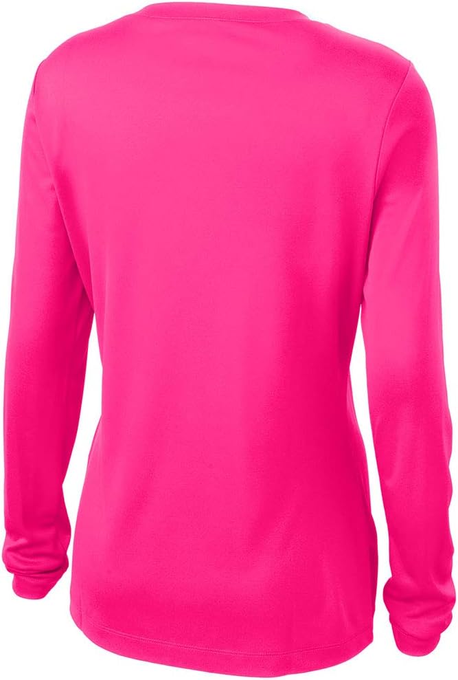 Joe's USA Ladies Long Sleeve Moisture Wicking Athletic Shirt Sizes XS-4XL