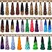 COOKOO 9 Packs 22 Inch French Curls Crochet Hair Pre-Stretched Loose Wave Braiding Hair Ombre 3 Tones Loose Curly Braids Precurled Braids Hair Extentions for BOHO Box Braids 1B/30/27#