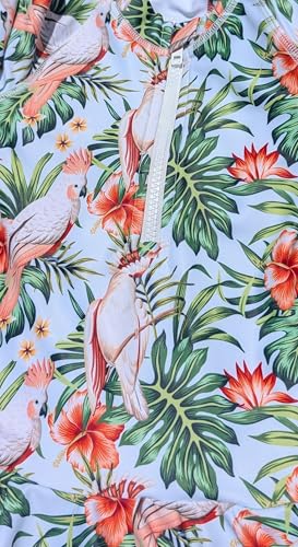 Zipper for Easy Bathroom Access – Girls One Piece Swimsuit with Skirt – UPF 50+, Long Sleeve for Toddlers & Kids2