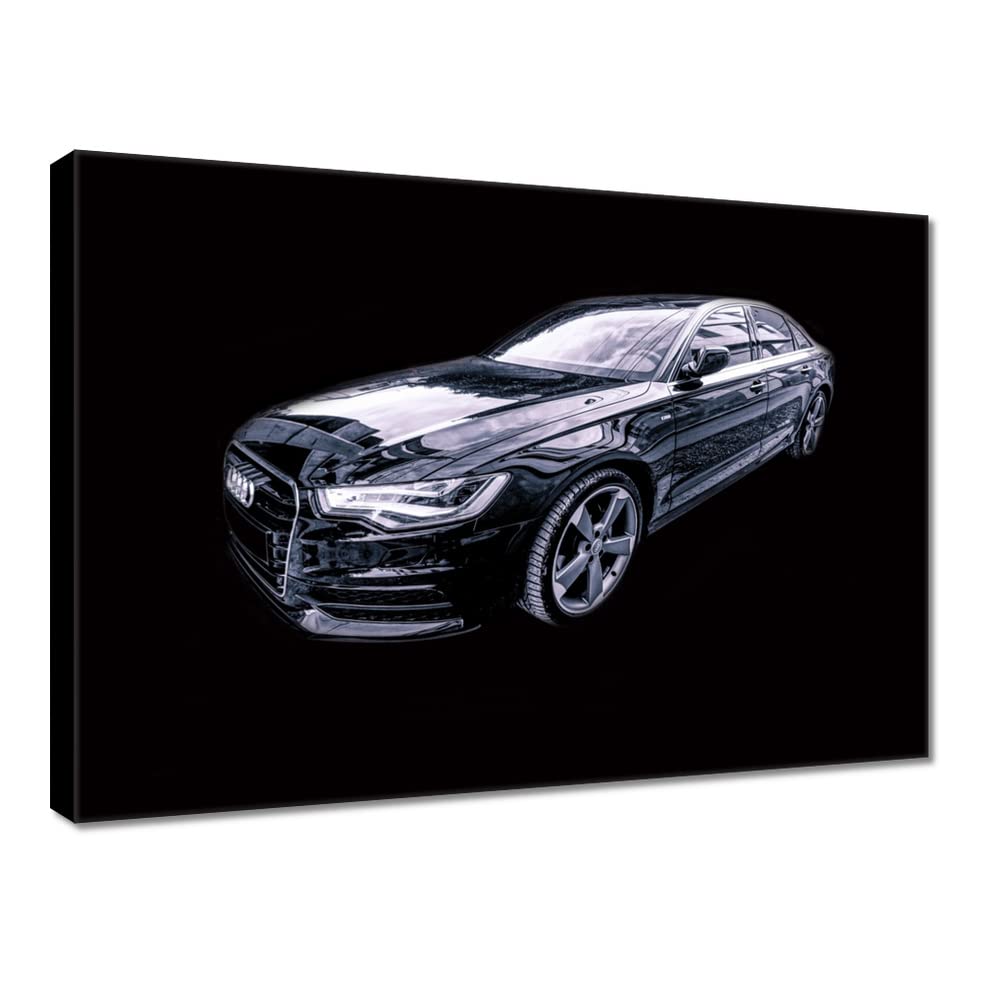 Peinture imprimée sur toile 40 x 60 cm Auto A8 pour habiller un mur vide