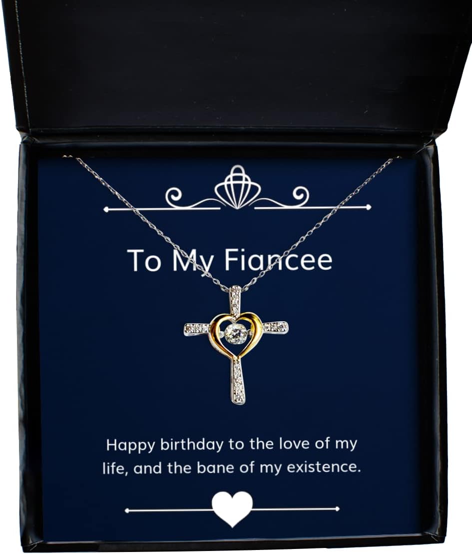 Happy birthday to the love of my life, and the bane of my. Fiancee Cross Dancing Necklace, Epic Fiancee Gifts, Jewelry For , , Fiancee birthday gift ideas, Fiancee birthday present, Fiancee birthday