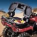 VEVOR ATV Rear Storage Box and Lounger, 95L ATV Cargo Box with Seat & Backrest, Waterproof LLDPE & Lockable Lounger Storage Box Fit Most ATVs with Rear Rack, Compatible with ATV, UTV, Can-Am Vehicles