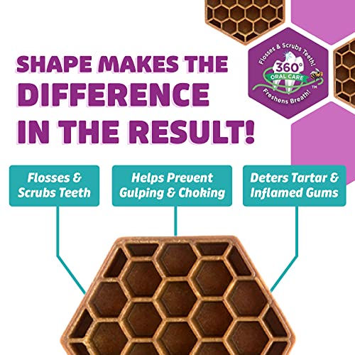 Yummy Combs Dental Treats For Dogs | Yummy Dog Treats For Teeth Cleaning | Shape To Scrape Tartar | Made With 44% Chicken Protein | Dental Dog Treats For Extra Small Dogs (24Oz, 96 Count) #TOP2
