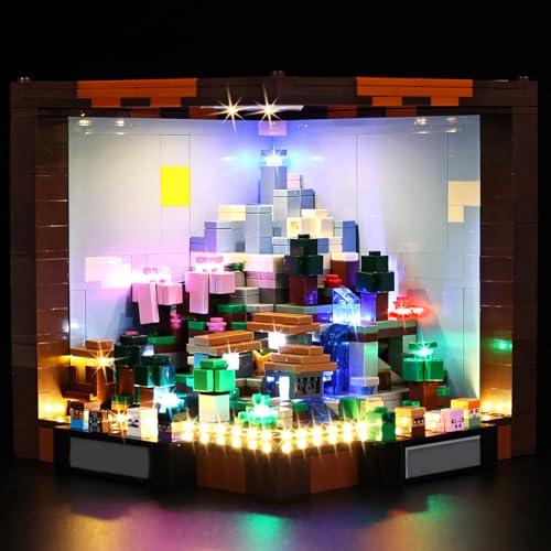 BrickSoul Light Up Kit Compatible with Lego Minecraft The Crafting