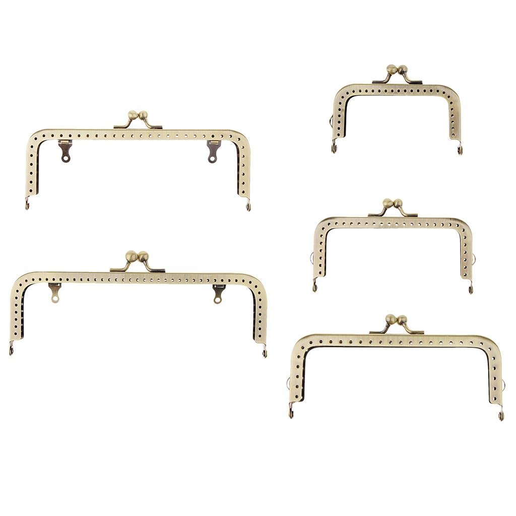 STYLEHEAVEN Squared Clutch Purse Frame Kiss Clasp Lock Handle DIY Bag Accessories 8.5cm-picture-25
