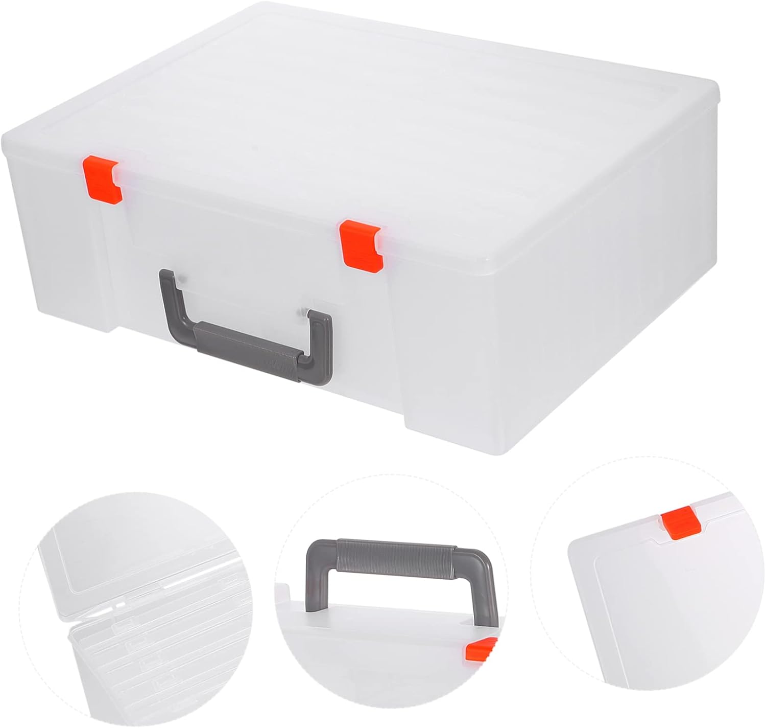jojofuny 1set Photo Storage Box Organizing Cases for Photos Craft Supplies and Stickers Easy to Clean Design for Secure Storage and