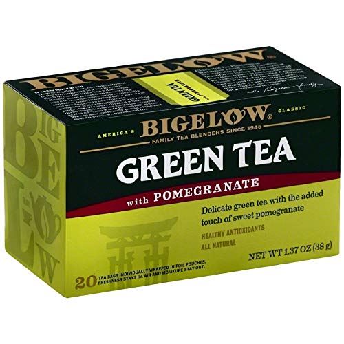 Image of Bigelow Tea Green with Pomegranate 20 Bags (Pack of 4)