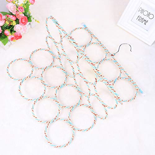 image for WINOMO 2 Pcs Scarf Hanger Organizer Holder, Multifunctional 28 Count 