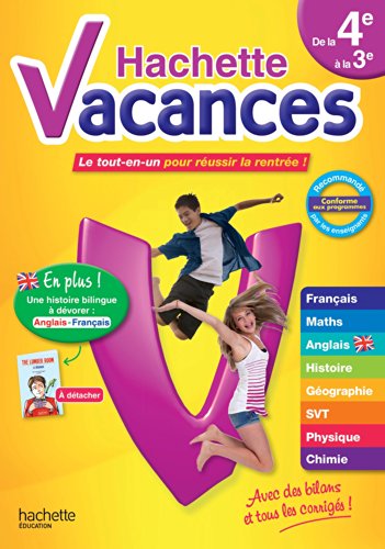 Hachette Vacances de la 4e à la 3e