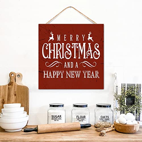 Panneau de décoration murale moderne Noël en bois vertical pour fêtes