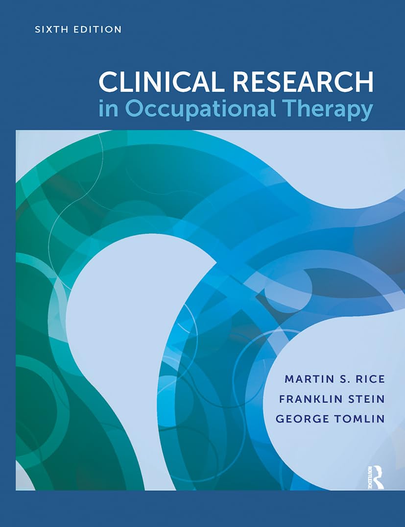 Clinical Research in Occupational Therapy, Sixth Edition Amazon.co.uk