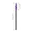 G2PLUS 100PCS Disposable Eyelash Brushes, Adjustable Mascara Wands Makeup Applicator, Lash Spoolies Brushes for Eyelash Extensions and Eyebrows (Purple)