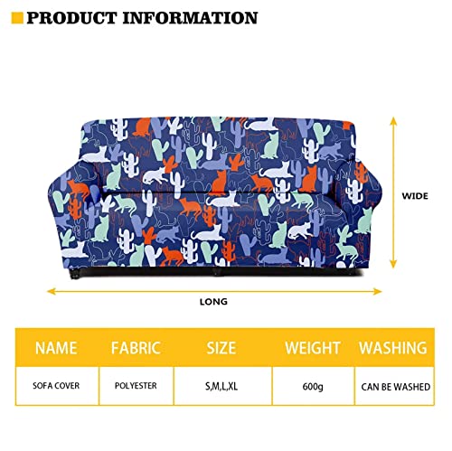 Suobstales Southwestern Sofa Cover For 4 Cushion Couch American Inspired Tribal Sofa Slipcover For Living Room Home Decorative Armchair Lounge Sofa Slipcover #TOP1