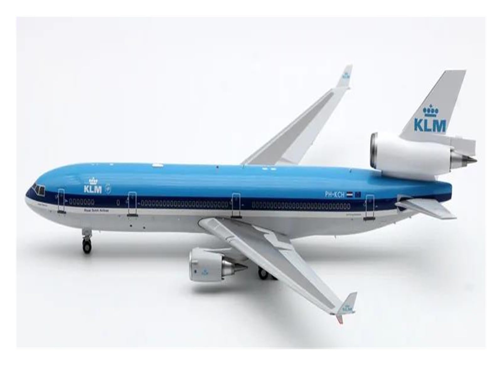 Aviones clásicos Antiguos XX20043 Wings 1:200 KLM Airlines Mcdonnell Douglas MD-11 Avión Fundido A Presión Modelo Jet PH-KCH