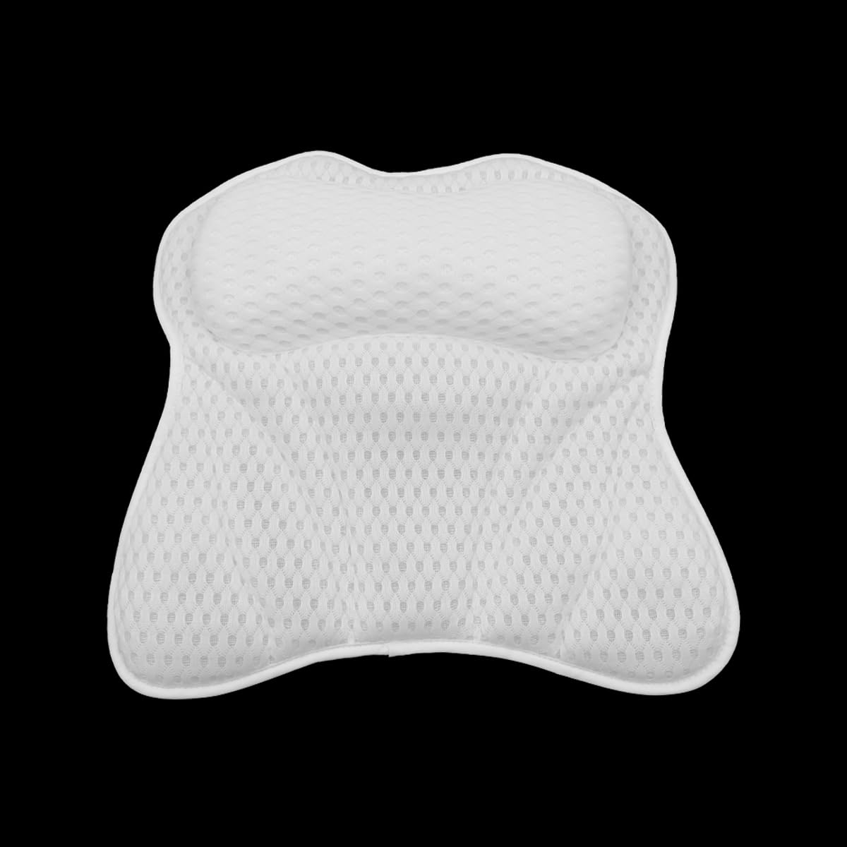 Alnicov Oreiller Ergonomique pour Appui-tête de Bain avec ventouses puissantes, Convient à Toutes Les baignoires, Jacuzzi et Spa à Domicile (Blanc)