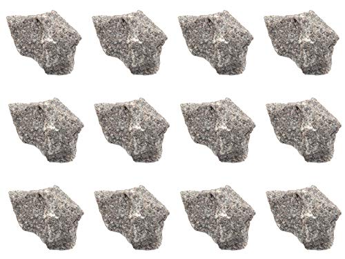 EISCO 12PK Raw Pink Granite, Igneous Rock Specimens - Approx. 1