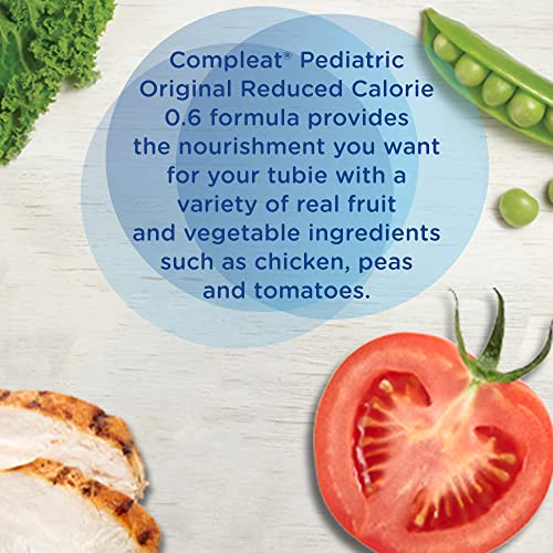 Compleat Pediatric 0.6mL, Reduced Calorie Nutritionally Complete Tube Feeding Formula, Unflavored, 24 Pack - Thumbnail 4