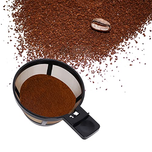 Poweka 49933 Reusable Single Serve Brew Coffee Basket Scoop,Gold Coffee Filters Replacement Compatible thumb #4