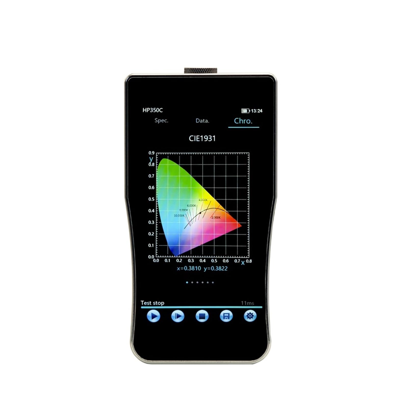 Analizador XRF Portátil Económico HP350C, Medidor De Luz LED CCT, Espectrómetro CRI Lux