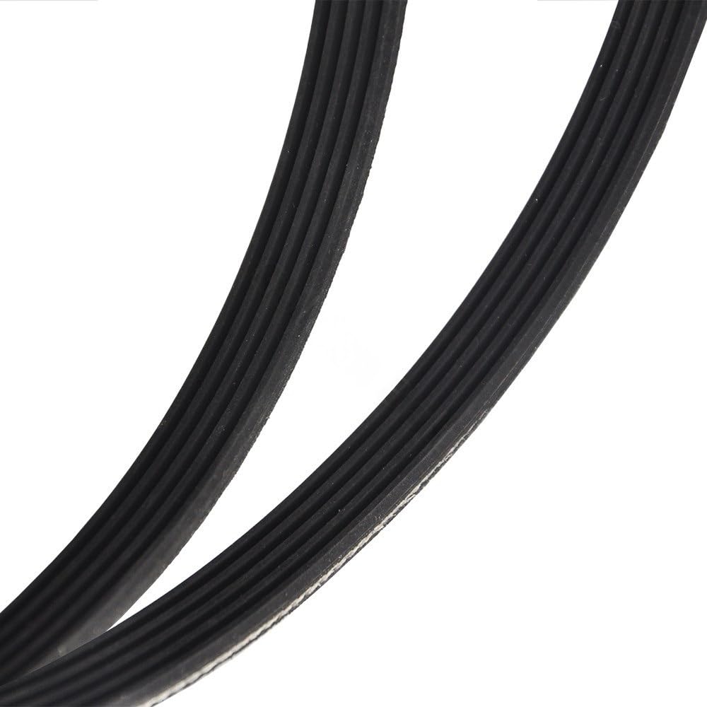 2 pezzi di cinghie trasportatrici in gomma scanalate modello PJ - Mini cinghia di trasmissione for compressori, opzioni a 3 e 5 nervature(368mmx3)