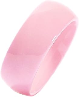 Ceramic Wedding Band Classic High Polished Ring Varying Colors and Widths to Choose From