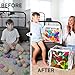 2 Pack Extra Large Toy Storage Clear Bags with Zipper 14