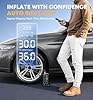 Tire Inflator Portable Air Compressor - Cordless & DC Inflation 4X Faster 150 PSI Portable Pump for Cars Bikes Motorcycles Balls with Pressure Gauge Function Air Compressor Tires Pump Christmas Gift #3