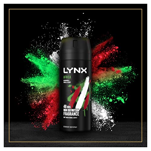 Lynx Africa the G.O.A.T. of fragrance Aerosol Bodyspray 48 hours of odour-busting zinc tech deodorant to finish your style 6x 150 ml - Image 2