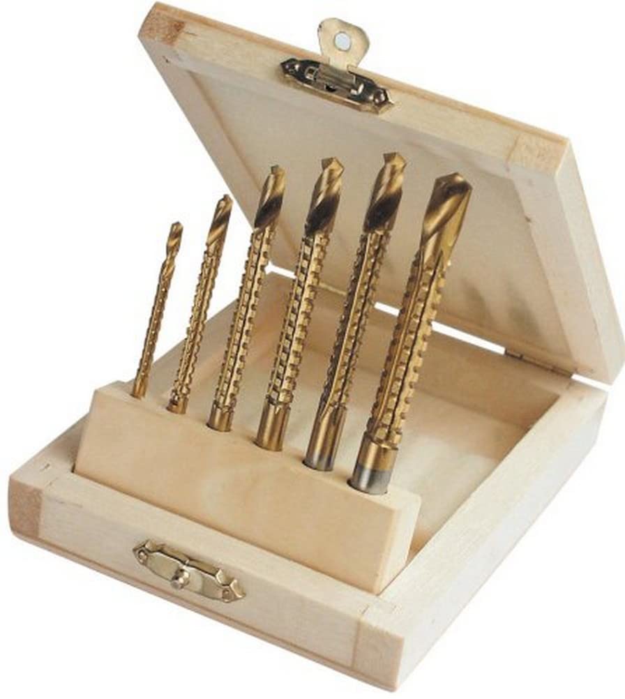 Mannesmann M54606 Milling Drill Bit Set, 6 Pieces