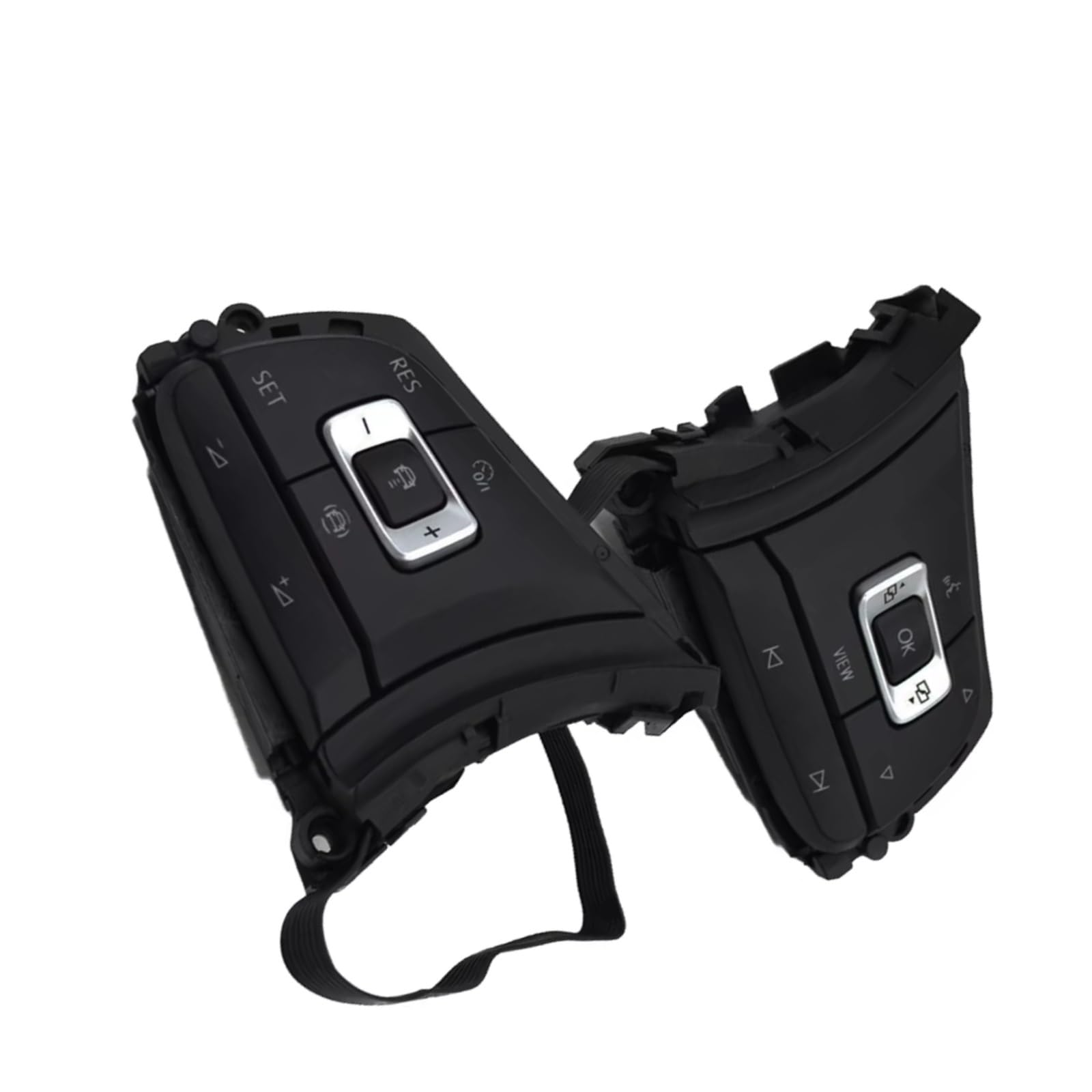 Compatible Con Para Golf Para Jetta Para Passat 2017-2020 Interruptor De Volante De Coche Control De Crucero Multifunción Inalámbrico 5G0959442AE Botón Volante Automóvil