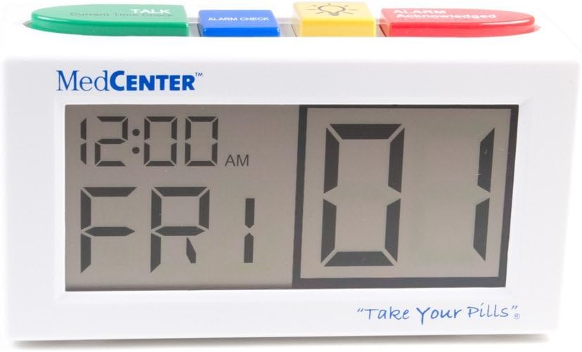 Medcenter 70210 Talking Alarm Clock And Medication Reminder