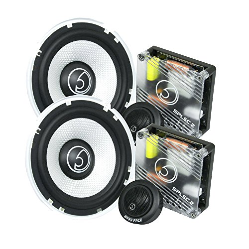 Bass Face SPL6C.2 - Set di altoparlanti per auto da 900 W, componenti da 6.5'