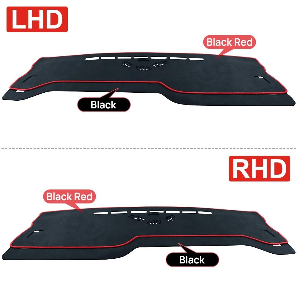 Pasuje do Chery Omoda C5 2022-2025 pasuje do Omoda 5 deska rozdzielcza samochodu osłona przeciwsłoneczna instrument biurko mata antypoślizgowa(Black RHD)