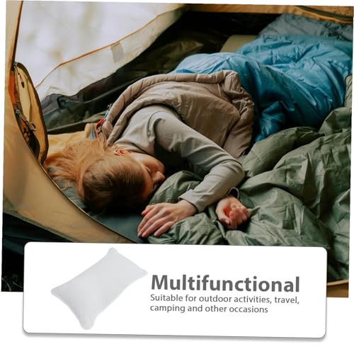 Angoily Pillow Insert Imperméable pour Extérieur avec Support Cervical Housse Amovible et Lavable Coussin Confortable pour Camping et Voyage – Image 4
