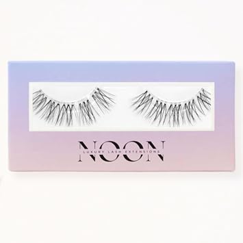 NOONLASH Dawn Silk Cluster Lashes - Natural Wispiness, Waterproof & Sweatproof, Handmade For Sensitive Eyes, 100% Korean PBT Silk - 8mm, 10mm, 12mm, 14mm 10MM