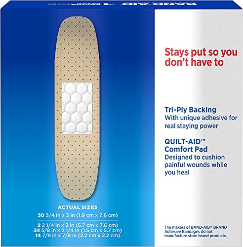 Image of BAND-AID Sheer Strips Assorted 80 Each (Pack of 2)