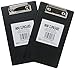 Produktbild 4 x Small Pocket Hardback A6 Black Mini Clipboards by Tiger