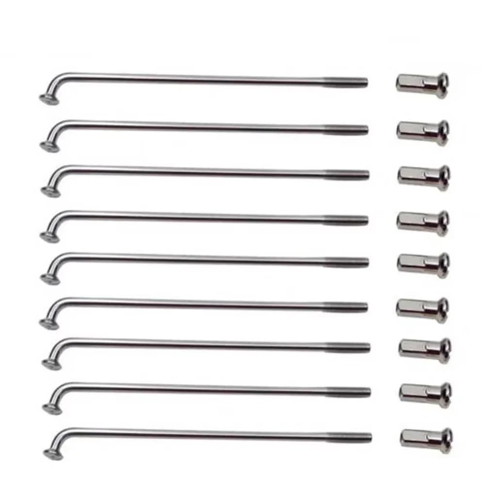 Parte della Bici 36 pz/Lotto Raggi della Bicicletta Elettrica con Capezzoli 12G 60mm-305mm E-Bike Ruota Pneumatico in Acciaio Parti della Bici Ciclismo(305MM)