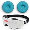 Blindfolds For Sleeping: Ergonomic Eye Covers For Sleep Target With Zero Eye Pressure, Adjustable Eye Cups, Lightweight Blindfold Mask For Travel, Naps, And Side Sleepers From Dao04, $9.85
