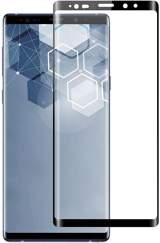 Dopoo Samsung Galaxy Note 9 Screen Protector [2 Pack], Tempered Glass Screen Saver 3D Full Coverage HD Ultra Clear 9H Hardness Screen Film for Note 9 [Anti-Fingerprint Anti-Bubble Anti-Scratch]-2018