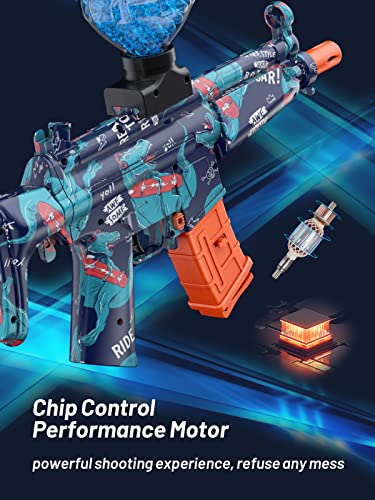Poicbor Electric Gel Ball Blaster, Gel Ball Blaster Automatic With 50,000 Gel Ammo And Upgraded Battery, First Choice For Outdoor Game #TOP1