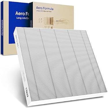 AMAZON - 2 Year Lifespan Vehicle cabin filter Compatable with HYUNDAI/KIA Premium E12 Grade Vehicle Filter (225x203x17T)