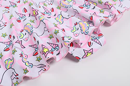Image of Girls One Piece Unicorn Swimsuit Mermaid Swimwear Rainbow Bathing Suit