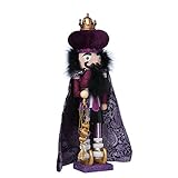 Hollywood Nutcrackers Kurt Adler Hollywood King Nutcracker, 18-Inch, Purple
