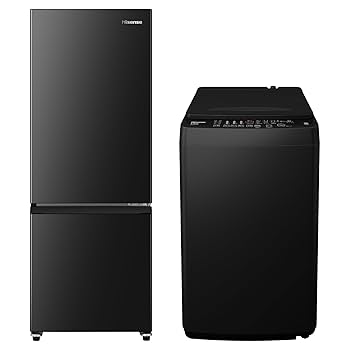 Hisense 冷蔵庫 2021年製 ブラック Hisense 175L 2ドア冷凍・冷蔵庫 175L Hisense / ハイセンスの