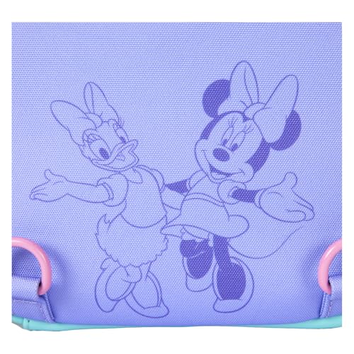 Image of Loungefly Disney Daisy Duck & Minnie Mouse Mini Convertible Backpack