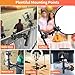 YAYOYA Double Super Clamp Camera Mount, Umbrella Holder Bracket with 360° Ballhead Magic Arm for Pole, Tripod Clamp Mount for Cross Bar, Light Stand, Strollers, Photo Boom Stand, Reflector - CB08