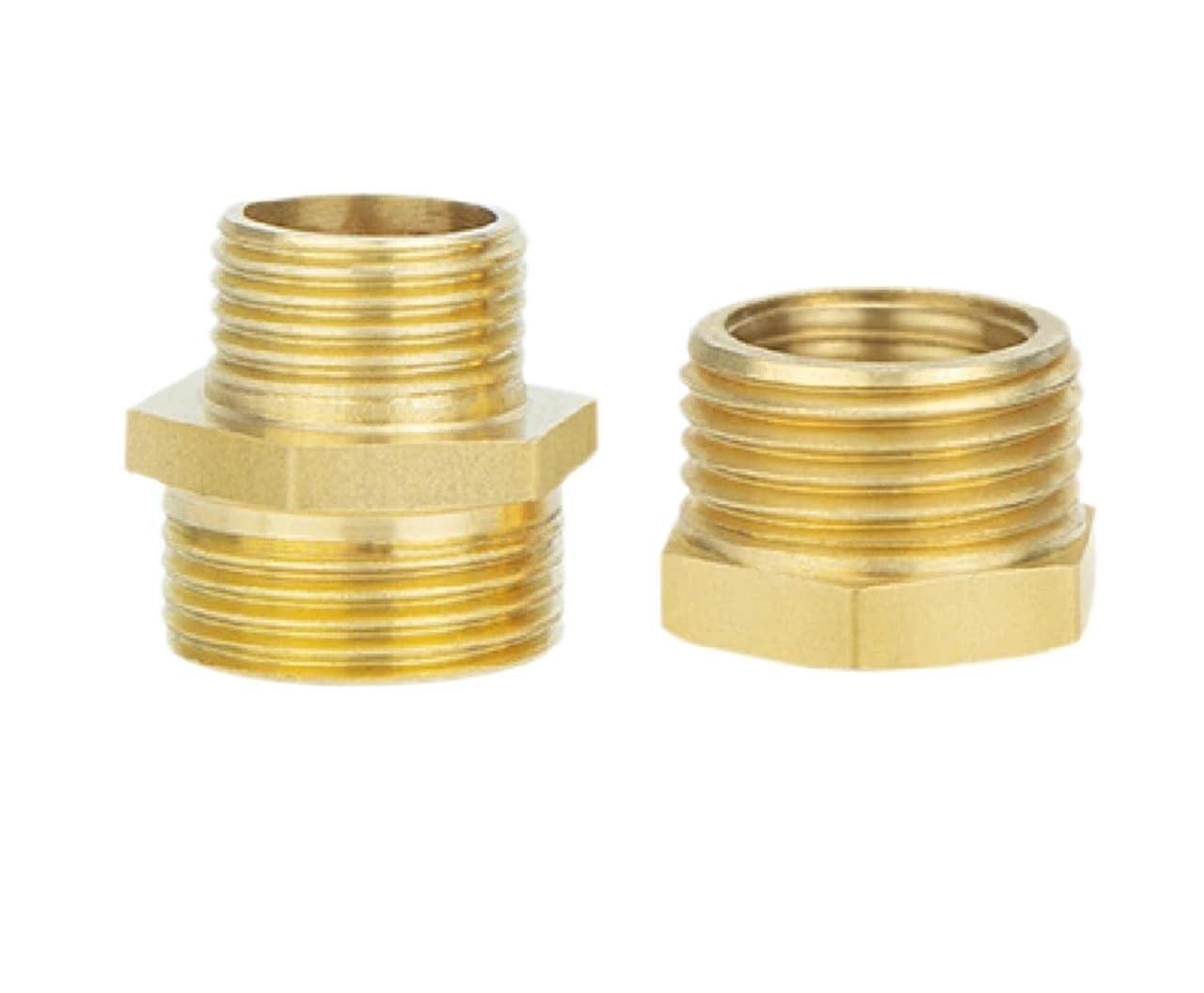 Mosiężna Tuleja Redukcyjna Z Gwintem | Mosiężna tuleja redukcyjna z gwintem męskim na żeńskim NPT BSP Adapter rurowy(F-M-1-2-10PCS)