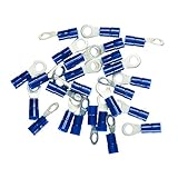 1, 5-2, 5mm² Haupa BLV260270 Ringkabelschuh isoliert 1,5-2,5mm² M4 blau 25 Stück